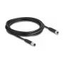 DeLOCK M8 4-polige kabel A-gecodeerd stekker naar bus PUR TPU 3 m