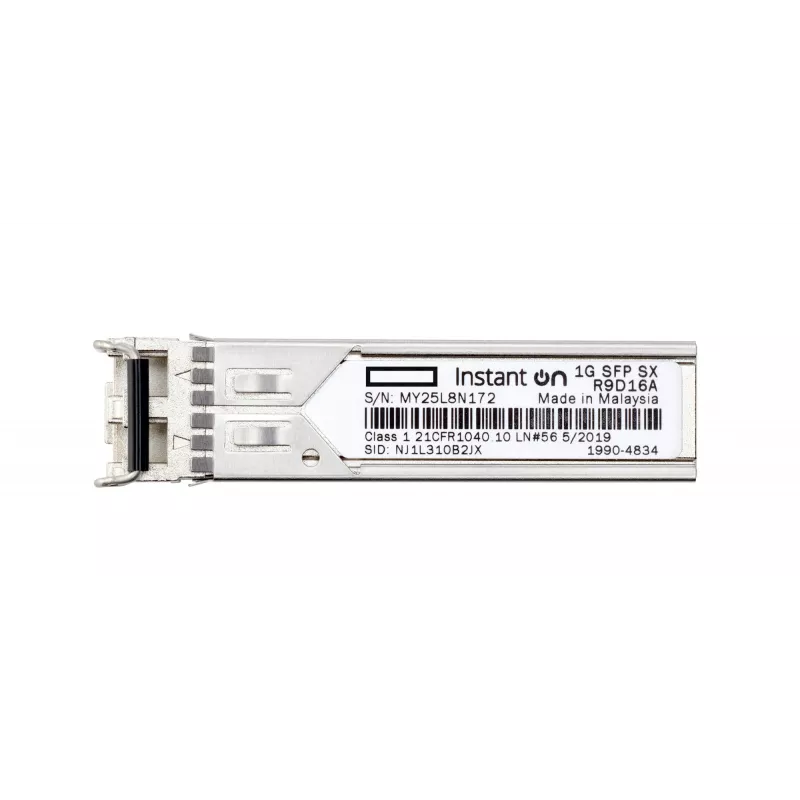 HPE Networking Instant On 1G SFP LC SX transceiver voor verbindingen tot 500 meter (R9D16A)