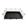 C&C modulaire kooi 3x2 110x75 cm cavia's, egels, zwart
