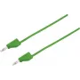 VOLTCRAFT Testkabel [stekker 4 mm - stekker 4 mm] 0,5 m groen MSB-300 (MSB-300-0.5-GR)