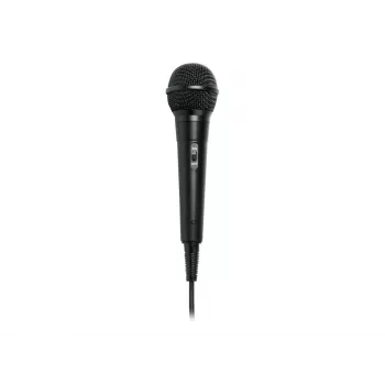 Bedraad podiummicrofoon Muse MC-20 B — gevoeligheid -73 dB, 30–15000 Hz, 3 m kabel, 6,35 mm jack, zwart