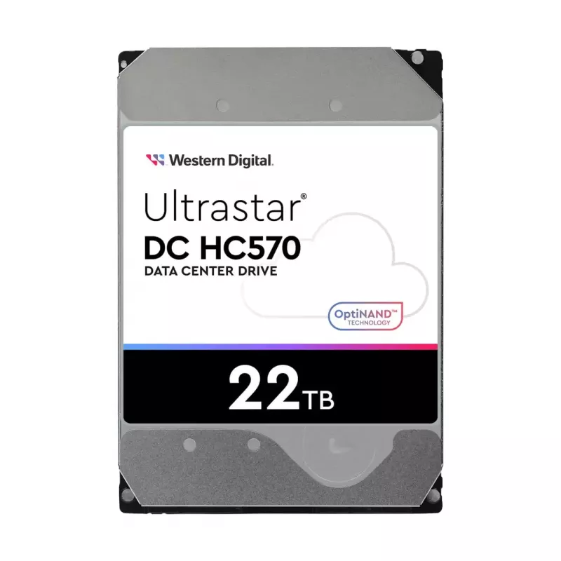 3,5 inch SAS HDD Western Digital Ultrastar DH HC570 22 TB, 12 Gbit/s, 7200 tpm, 512 MB cache