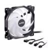XPG VENTO 120 ARGB PWM (3-pack) zwart, ventilator, 12 cm, 300 tpm, 1850 tpm, zwart