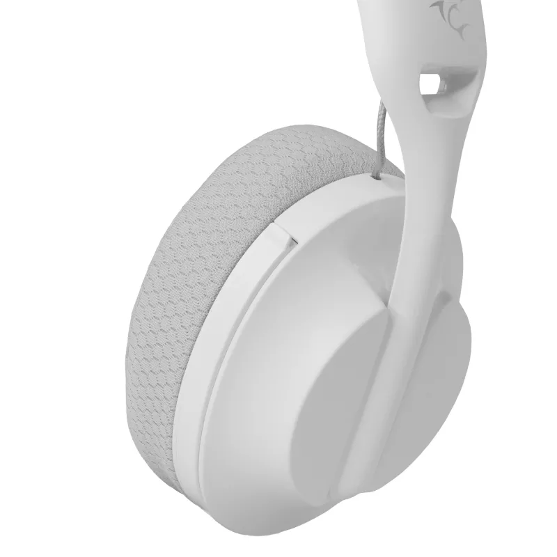 Koptelefoon White Shark WGH-2441 Falcon wit/grijs