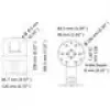 Hikvision DS-1473ZJ-135 beveiligingscamera-accessoire lamp
