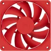 Computerventilator HYTE FA12-RR-4 120 mm, 1500 tpm, 72 m³/h, 1,6 mmH2O, fluïdumdynamisch lager, rood, 4-pack