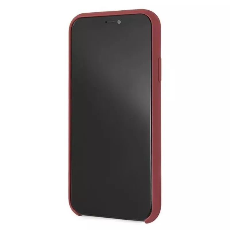 Mercedes-Benz hard cover silicone voor Apple iPhone XR rood MEHCI61SILRE