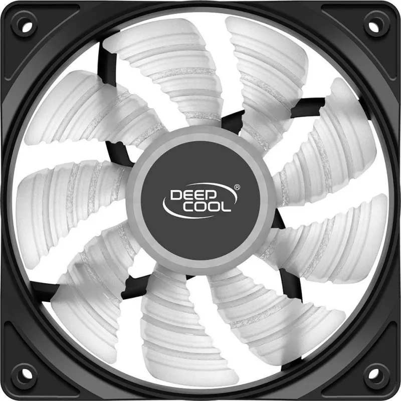 DeepCool RF120B behuizingsventilator 12 cm zwart, transparant 1 stuk