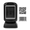 Vaste 1D/2D-barcodescanner QOLTEC 50864, LED-sensor, USB (bekabeld), zwart, 145×85×80 mm