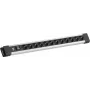 Stekkerdoos Bachmann CONNECTUS 12x CEE7/3-stopcontacten, 1x schakelaar, 2,0 m kabel, CEE7/7-stekker, grijs