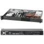 Supermicro - SuperChassis 510-203B (zwart) - rackmontage 1U - micro ATX 200 watt zwart