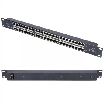 Extralink PoE-injector 24 poorten 24x 100Mb/s RJ45, rackmount