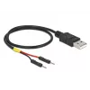 USB-kabel DeLOCK 85402 0,3 m USB A zwart
