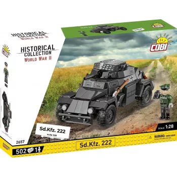 Cobi Blocks Sd.Kfz 222 modelbouwpakket COBI-2657 — 502 bouwstenen
