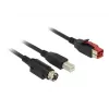 USB-kabel DeLOCK 85489 USB 2.0 3 m USB B zwart