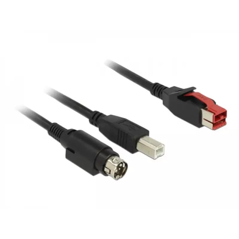 USB-kabel DeLOCK 85489 USB 2.0 3 m USB B zwart