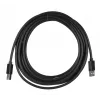UNITEK Y-C421GBK USB-kabel 5 m USB 2.0 USB A USB B zwart