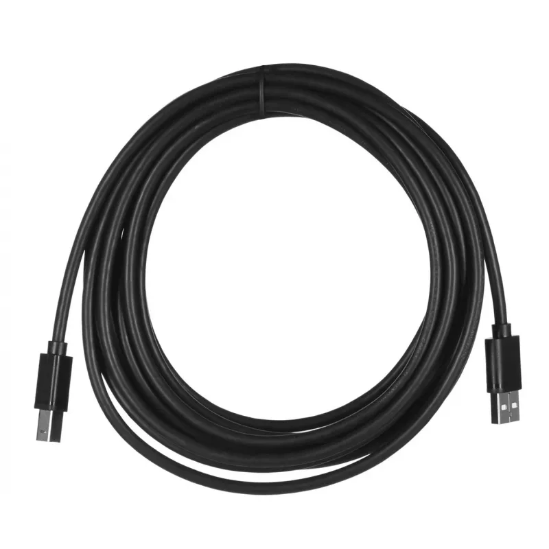 UNITEK Y-C421GBK USB-kabel 5 m USB 2.0 USB A USB B zwart
