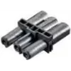 Bachmann - adapter voor stroomaansluiting - ST18 (M) naar GST18 (V) - zwart (375.515)