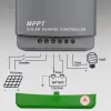 Qoltec, solar MPPT-laadregelaar met temperatuursensor 20A 12V/24V display LCD 2 X USB