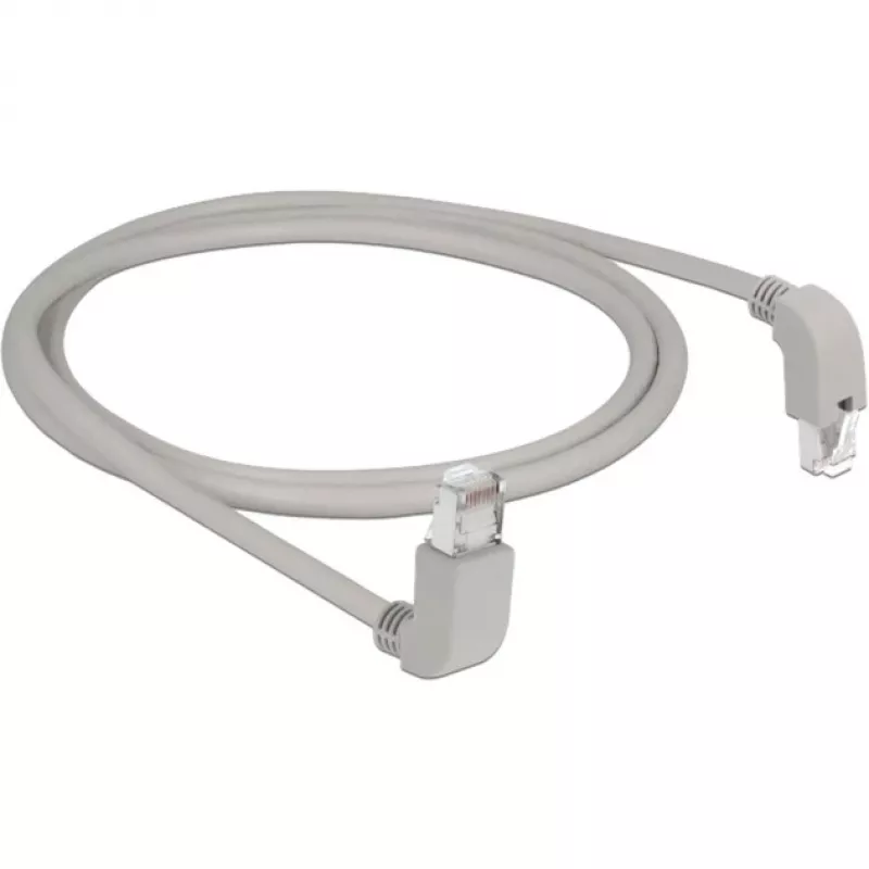 Netwerkkabel DeLOCK 85871 Cat6a S/FTP 1m grijs