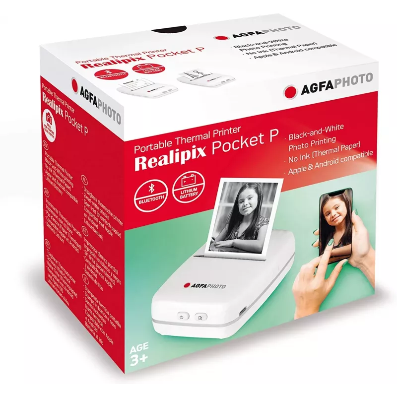 Printer AgfaPhoto Realpix Pocket P thermisch wit