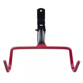 Wandgemonteerde fietsenstandaard MACLEAN MC-430, horizontale steun, draagt tot 30 kg, zwart