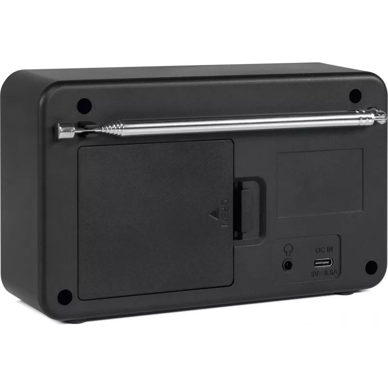 TechniSat VIOLA 200 DAB+ digitale radiowekker, wit/zwart