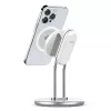 Telefoonstandaard SODI SIM-300 zilver MagSafe – deskthouder voor MagSafe-compatibele iPhone