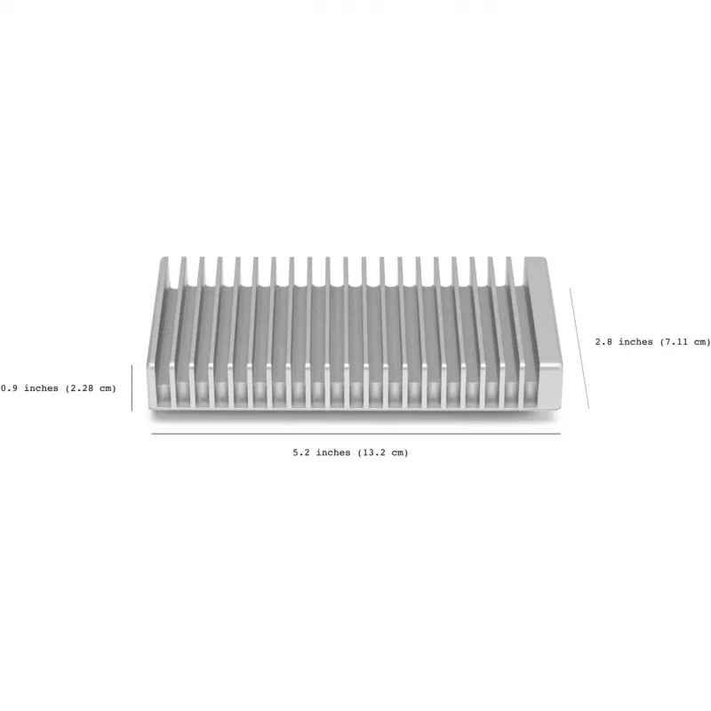 Other World Computing OWC Express 1M2 - behuizing - M.2 NVMe Card - USB4 - zilver (OWCUS4EXP1M2)