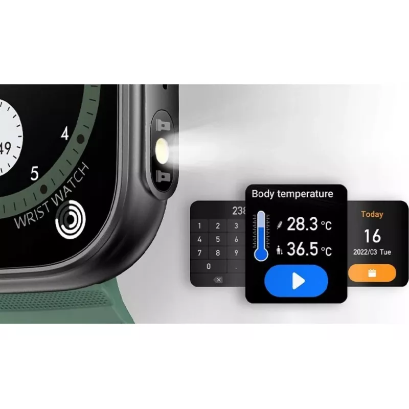 myPhone Watch Tool 5,08 cm (2 inch) IPS 24 mm digitaal 240 x 296 pixel touchscreen zwart