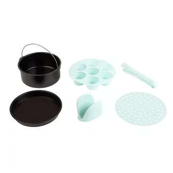 Accessoireset Jata JESA2090 zwart mint siliconen muffinvorm