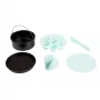 Accessoireset Jata JESA2090 zwart mint siliconen muffinvorm