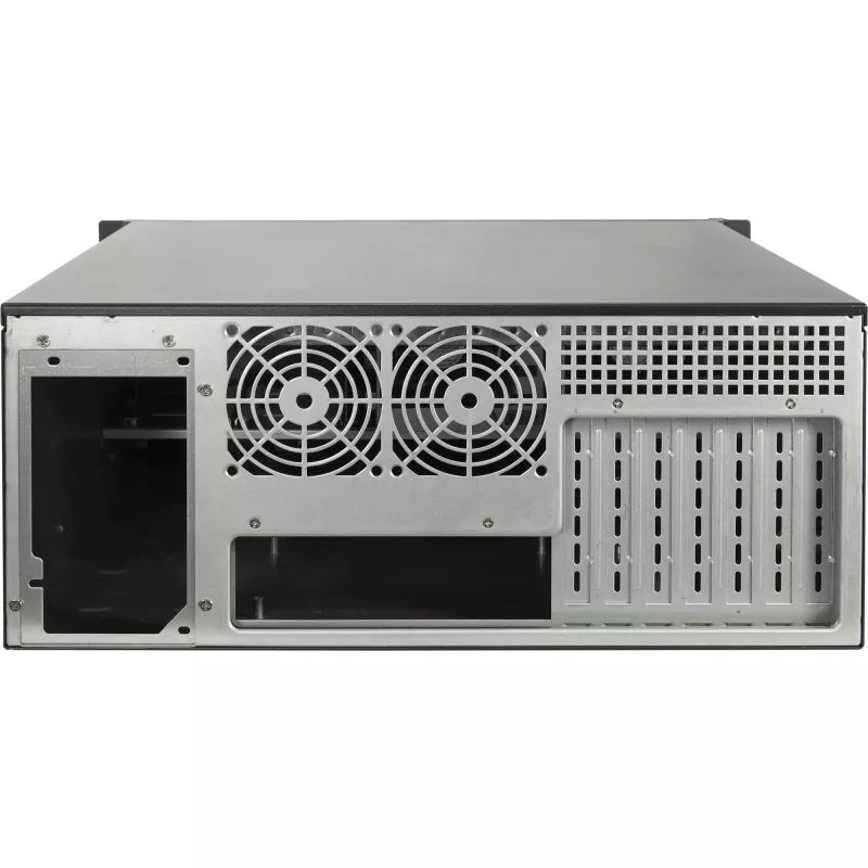 Rackmount-behuizing INTER-TECH IPC 4U-4508 Zwart — 4U server-/pc-chassis, rackmount