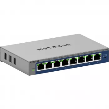 NETGEAR GS108Ev4 unmanaged L2/L3 Gigabit Ethernet (10/100/1000) grijs