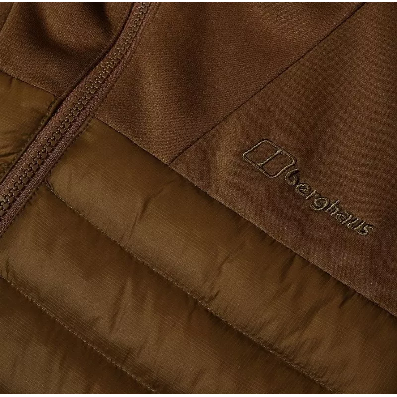 Heren Berghaus capuchon hybridejas maat M bruin
