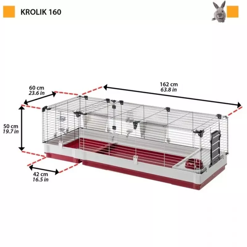 FERPLAST Krolik 160 - kooi