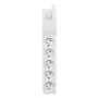 Overspanningsbeveiliging LESTAR ZX 510 G-A K.:SZ 1.5M wit 5 AC-stopcontacten