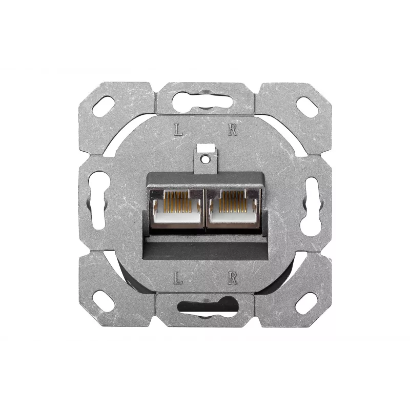 Digitus CAT 6, klasse E, wandcontactdoos, afgeschermd, opbouwmontage