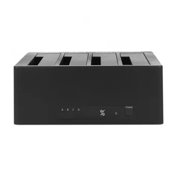 Delock USB 3.0 dockingstation voor 4 x SATA HDD / SSD met kloonfunctie (64063)