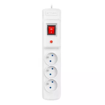 Stekkerdoos ARMAC MULTI M3 PROTECTING POWER STRIP, 3 stopcontacten, 3 m kabel, grijs