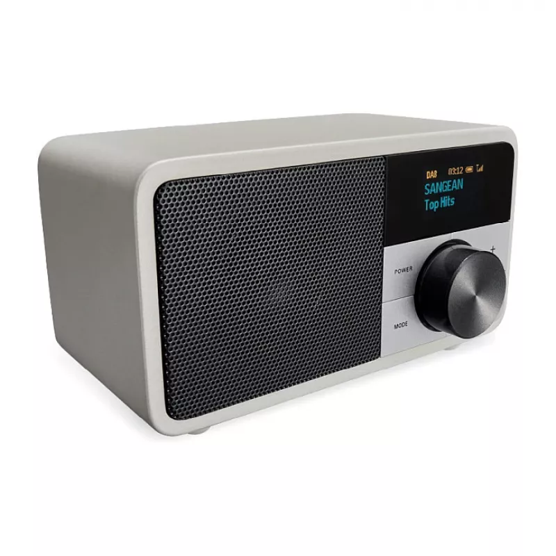 Tafelradio Sangean DDR-7 Glacier Silver met digitale tuner en Bluetooth