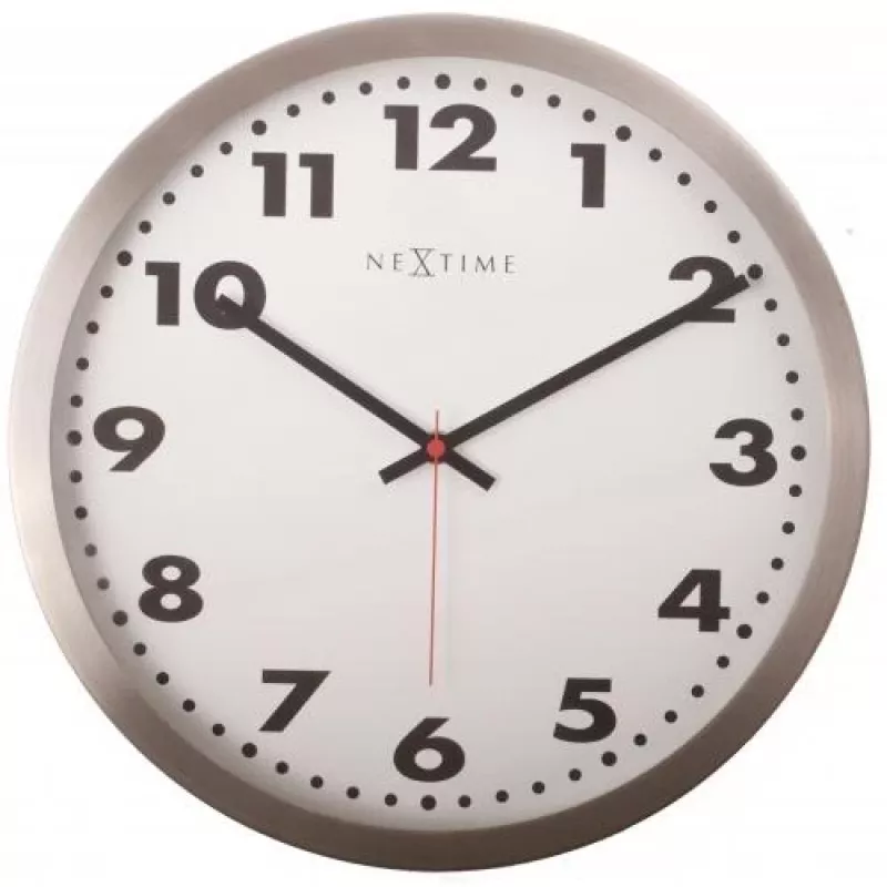 NeXtime wandklok 2519 Arabic, Ø25 cm, wit