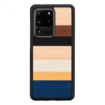 Telefoonhoesje Man and Wood voor Samsung Galaxy S20 Ultra — zwart