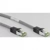 Goobay CAT 8.1 patchkabel, S/FTP (PiMF), grijs, 0,5 m - LSZH halogeenvrij, koper AWG 24 (55135)