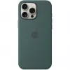 Siliconen case met MagSafe voor iPhone 16 Pro Max - zeegroen