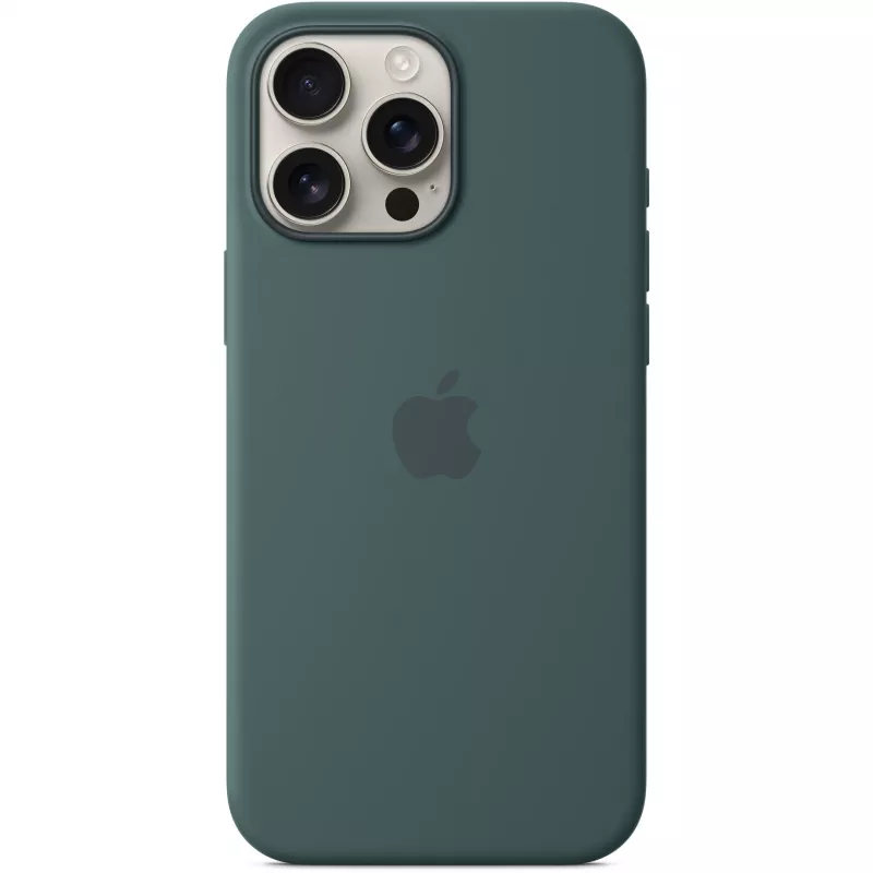 Siliconen case met MagSafe voor iPhone 16 Pro Max - zeegroen