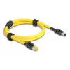 Netwerkkabel DeLOCK 81250 zwart geel 1m Cat6