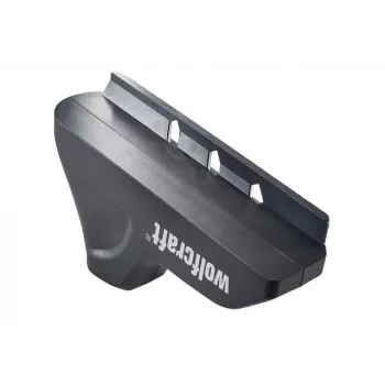 Schaaf Wolfcraft drievoudige kantenschaaf 4009000 — grafiet, trapeziummes, geschikt voor gipsplaten