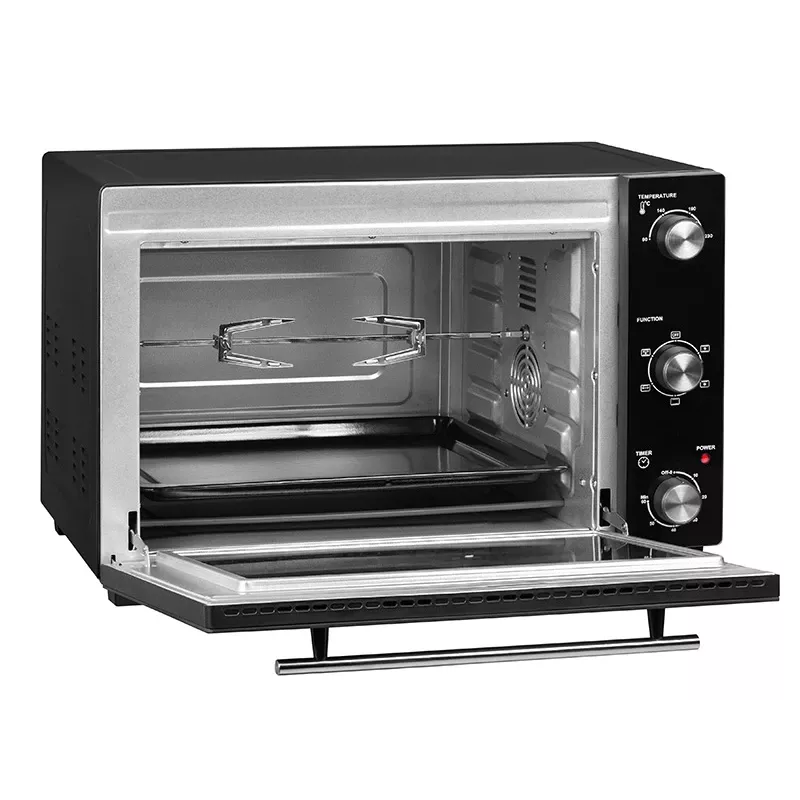LAFE HeatMaster PIW-005 elektrische oven, 48 L, 1800 W, hetelucht, draaispit